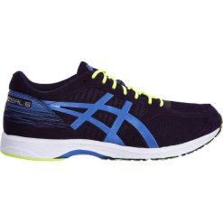 Buty Asics Tartherzeal 6 M Niebiesko-Granatowe. Niebieskie buty sportowe męskie marki Asics, z gumy, bez zapięcia, do biegania. Za 529,99 zł.