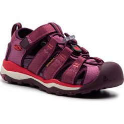 Sandały KEEN - Newport Neo H2 1018427 Red Violet/Grape Wine. Różowe sandały dziewczęce Keen, ze skóry ekologicznej, bez zapięcia. W wyprzedaży za 159,00 zł.