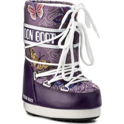 Kozaki dziewczęce: Śniegowce MOON BOOT – Jr Butterfly 34001000001 Viola
