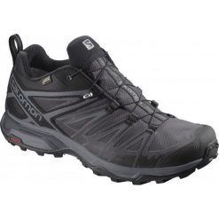 Salomon Buty Turystyczne X Ultra 3 Gtx® Black/Magnet/Quiet Shade 43.3 (9uk). Czarne buty sportowe męskie Salomon, bez zapięcia. W wyprzedaży za 489,00 zł.