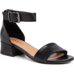 Sandały LASOCKI - 4490-03 Black. Czarne klapki damskie Lasocki, bez wzorów, ze skóry, bez obcasa, na obcasie. Za 179,99 zł.