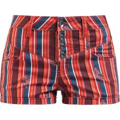 Star Wars Solo: A Star Wars Story - Retro Falcon Stripes Krótkie spodenki damskie wielokolorowy. Czarne szorty damskie marki Rock Rebel by EMP, z weluru, rockowe. Za 144,90 zł.