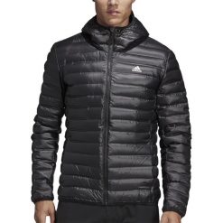 ADIDAS VARILITE HOODED JACKET > BQ7782. Pomarańczowe kurtki męskie Adidas, s, bez wzorów, z tkaniny, street, bez kaptura. W wyprzedaży za 399,99 zł.