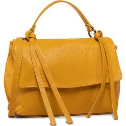 Torebka CREOLE - K10725 Żółty. Żółte torebki klasyczne damskie Creole, bez wzorów, ze skóry, klasyczne, bez dodatków. Za 319,00 zł.