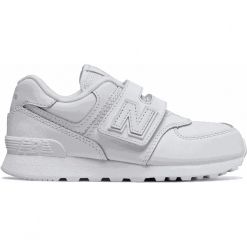 New Balance YV574ERM. Szare buciki niemowlęce New Balance, z materiału, bez zapięcia. Za 249,99 zł.