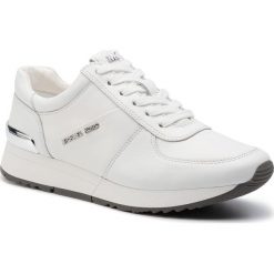 Sneakersy MICHAEL MICHAEL KORS - Allie Trainer 43R5ALFP3L Optic White. Białe półbuty damskie MICHAEL Michael Kors, ze skóry ekologicznej. W wyprzedaży za 449,00 zł.
