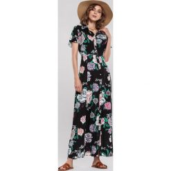 Czarna Sukienka Cakewalk. Czarne sukienki damskie other, s, bez wzorów, bez kołnierzyka, bez rękawów, maxi. Za 79,99 zł.