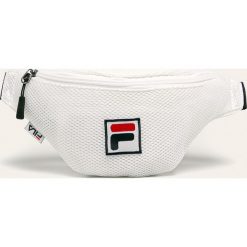 Fila - Nerka. Białe nerki damskie Fila, w paski, z materiału, bez dodatków. W wyprzedaży za 79,90 zł.