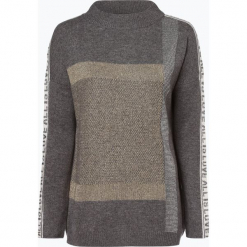 Princess GOES HOLLYWOOD - Sweter damski z dodatkiem kaszmiru, szary. Szare swetry klasyczne damskie Princess goes Hollywood, z dzianiny. Za 899,95 zł.