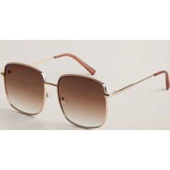Mango - Okulary Manuela. Pomarańczowe okulary przeciwsłoneczne damskie Mango. Za 89,90 zł.