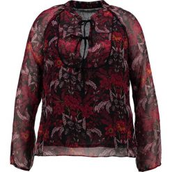 Bluzki asymetryczne: Glamorous Curve Bluzka burgundy winter floral