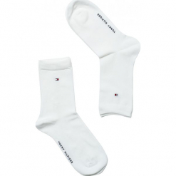 Tommy Hilfiger - Skarpetki (2 pack). Brązowe skarpetki damskie TOMMY HILFIGER, bez wzorów, z elastanu. Za 49,90 zł.