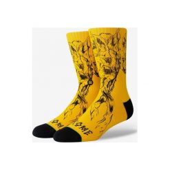 Stance Welcome Wolves Skarpetki Żółty. Żółte skarpetki męskie Stance, bez wzorów, z elastanu. Za 85,95 zł.