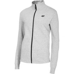 4F Men's Sweatshirt NOSH4-BLM003-27M bluzy męskie szare L. Szare bluzy męskie 4f, s, bez wzorów, z bawełny, sportowe, z golfem, bez rękawów, bez kaptura. W wyprzedaży za 99,99 zł.