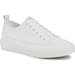 Trampki BIG STAR - GG274138 White. Białe półbuty damskie BIG STAR, na co dzień, bez wzorów, z gumy, retro, bez obcasa, na płaskiej podeszwie, bez zapięcia. Za 149,00 zł.