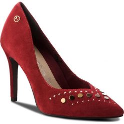 Szpilki TAMARIS - 1-22406-31 Chili 533. Czerwone szpilki Tamaris, bez wzorów, z zamszu, bez obcasa, na obcasie, bez zapięcia. W wyprzedaży za 199,00 zł.