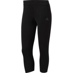 Spodnie dresowe damskie: Adidas Spodnie Response Tights 3/4 czarno-szare r. S (B47765*S)
