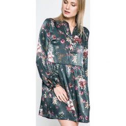 Answear - Sukienka. Czarne sukienki damskie ANSWEAR, na co dzień, s, w paski, z bawełny, casualowe, bez kołnierzyka, z krótkim rękawem, krótkie, mini, proste. W wyprzedaży za 129,90 zł.