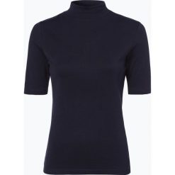 Brookshire - Koszulka damska, niebieski. Niebieskie bluzki damskie marki brookshire, xl, bez wzorów, z bawełny, ze stójką. Za 89,95 zł.