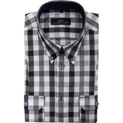 Koszula ALESSIO D 15-05-09-K. Czarne koszule męskie Giacomo Conti, m, bez wzorów, z bawełny, button down, bez rękawów. Za 129,00 zł.