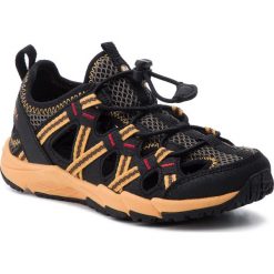 Sandały MERRELL - M-Hydro Chp Shan MK261227 Blk/Or. Czarne sandały chłopięce Merrell, ze skóry, bez zapięcia. W wyprzedaży za 179,00 zł.