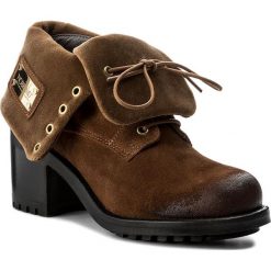 Buty zimowe damskie: Botki NOBRAND – Globe 12038-1 Cognac