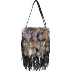 Torba GENA FRINGE BAG Beżowy|Szary. Szare torebki klasyczne damskie Gena, w paski, ze skóry, bez dodatków. W wyprzedaży za 784,00 zł.