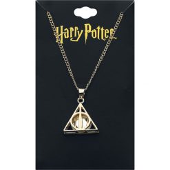 Naszyjniki damskie: Harry Potter Deathly Hallows Naszyjnik złoty