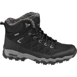 Trekkingowe buty męskie Highland Creek czarne. Czarne buty trekkingowe męskie marki Highland Creek, z materiału. Za 111,00 zł.