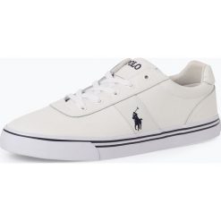 Polo Ralph Lauren - Tenisówki męskie z dodatkiem skóry, czarny. Czarne trampki męskie marki Polo Ralph Lauren, bez wzorów, ze skóry, wizytowe, bez zapięcia. Za 449,95 zł.