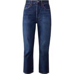 Agolde RILEY Jeansy Straight Leg desolate. Niebieskie jeansy damskie marki Agolde. Za 959,00 zł.