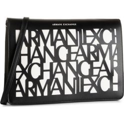 Torebka ARMANI EXCHANGE - 942622 9A070 42520 Black/White. Czarne listonoszki damskie Armani Exchange, bez wzorów, ze skóry ekologicznej, klasyczne, bez dodatków. Za 539,00 zł.