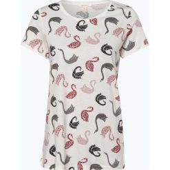 Esprit Casual - T-shirt damski, beżowy. Brązowe t-shirty damskie Esprit Casual, s, z nadrukiem, casualowe, bez kołnierzyka. Za 89,95 zł.
