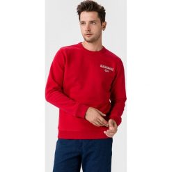 Napapijri Bluza Czerwony. Czerwone bluzy męskie Napapijri, l, z nadrukiem, z bawełny, bez kołnierzyka, bez rękawów, bez kaptura. Za 368,95 zł.