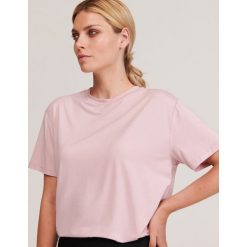 T-shirt z lyocellu - Różowy. Różowe t-shirty damskie Reserved, s, bez wzorów, z lyocellu, bez kołnierzyka. Za 59,99 zł.