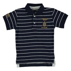 T-shirty chłopięce: Koszulka polo w kolorze granatowym