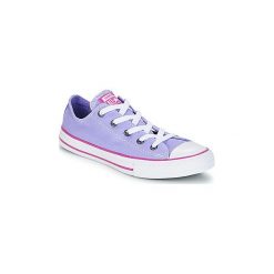 Buty Dziecko Converse Chuck Taylor All Star-Ox. Fioletowe trampki dziewczęce Converse, bez wzorów, bez zapięcia. Za 139,30 zł.