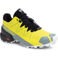 Buty SALOMON - Speedcross 5 407967 Sulphur Spring/Black/White. Żółte buty sportowe męskie Salomon, z materiału, do biegania. Za 569,00 zł.