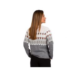 Sweter ze wzorem S199. Niebieskie swetry damskie Style, s, bez wzorów, bez rękawów, bez kaptura. Za 139,00 zł.