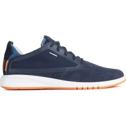 Geox - Buty. Niebieskie sneakersy męskie Geox, z okrągłym noskiem, na sznurówki. Za 589,90 zł.