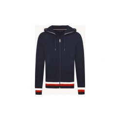 Swetry Tommy Hilfiger MW0MW010862 STRUCTURED BRANDED. Niebieskie swetry męskie TOMMY HILFIGER, s, bez wzorów, bez kołnierzyka, bez kaptura. Za 505,50 zł.