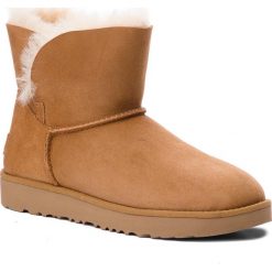 Buty UGG - W Classic Cuff Mini 1016417 W/Che. Brązowe bez kategorii marki Ugg, ze skóry. Za 799,00 zł.