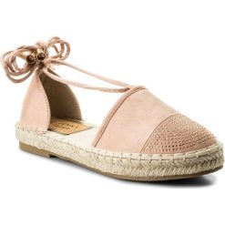 Espadryle JENNY FAIRY - WS56700-6 Różowy. Różowe espadryle damskie Jenny Fairy, bez wzorów, ze skóry ekologicznej, bez obcasa. Za 79,99 zł.