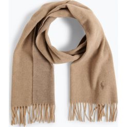 Polo Ralph Lauren - Szalik damski, beżowy. Brązowe bez kategorii Polo Ralph Lauren, z wełny. Za 349,95 zł.