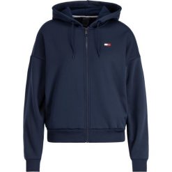 Bluza Tommy Sport Fleece Zip-Up S10S100359. Szare bluzy sportowe damskie Tommy Sport, s, bez wzorów, z elastanu, bez rękawów, bez kaptura. Za 399,00 zł.