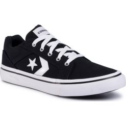 Tenisówki CONVERSE - El Distrito 2.0 Ox 167008C Black/White/Black. Czarne półbuty męskie Converse, bez wzorów, z materiału, bez zapięcia. W wyprzedaży za 139,00 zł.