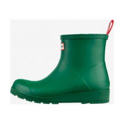 Hunter Kalosze Zielony. Zielone kalosze damskie Hunter, bez wzorów, z materiału. Za 378,95 zł.