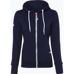 Superdry - Damska bluza rozpinana, niebieski. Niebieskie bluzy rozpinane damskie Superdry, m, z kapturem. Za 249,95 zł.