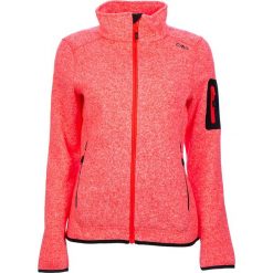 Kurtka polarowa w kolorze koralowym. Czerwone bluzy damskie CMP Women, s, bez wzorów, z dzianiny, bez kaptura. W wyprzedaży za 107,95 zł.