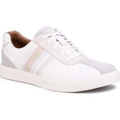 Sneakersy CLARKS - Un Costa Band 261505517 White. Białe sneakersy męskie Clarks, bez zapięcia. W wyprzedaży za 299,00 zł.
